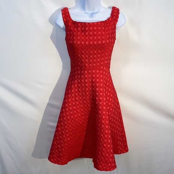 Anthropologie Moulinette Soeurs Minette red silk blend midi dress size 2 - Picture 5 of 17